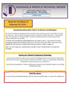 February 10, 2025 Newsletter
