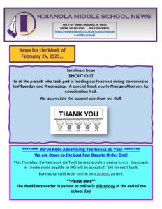 February 24, 2025 Newsletter
