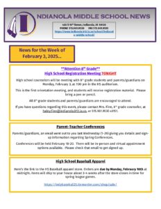 February 3, 2025 Newsletter