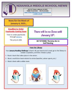 January 6, 2025 Newsletter
