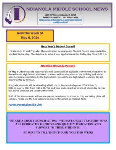 May 6, 2024 Newsletter