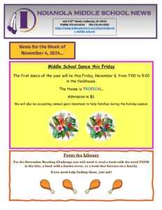 November 4, 2024 Newsletter