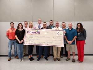 Indianola Young Professionals Donation Check