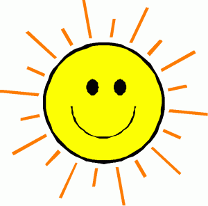 Smiley Face on Sun