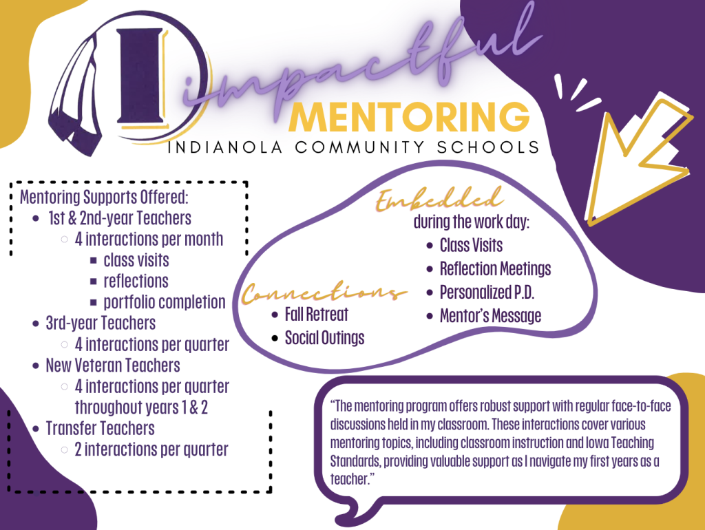 Mentor flyer with quote