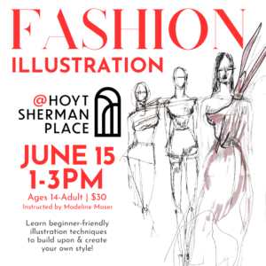 Fashion illustration class Hoyt Sherman instagram square