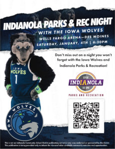 Iowa Wolves flyer digital backpack