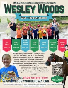 Camp 2025 flier