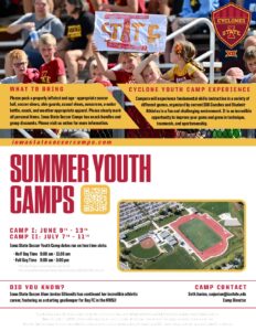 ISU Youth Camp Flyer 2025