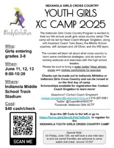 Youth Girls XC Camp 2025